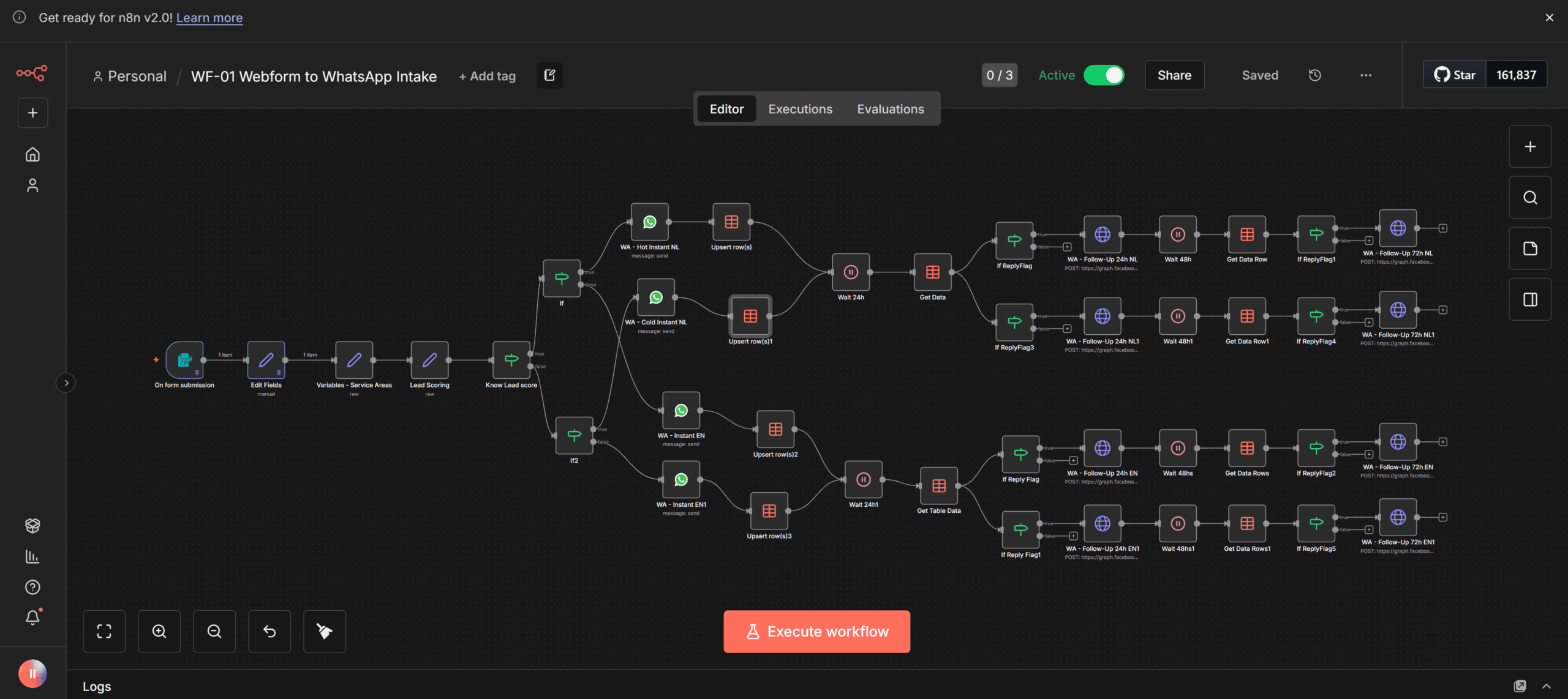 From Form to Booking in 3 Seconds: Custom WhatsApp &amp; n8n Automation
